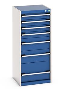 Bott Cubio 7 Drawer Cabinet 525W x 525D x 1200mmH Bott  Drawer Cabinets 525 x 525 workshop equipment Cubio tool storage drawers 40010119.11V Blue Doors RAL5010 40010119.19V Dark Grey Doors RAL7016 40010119.24V Red Doors RAL3004 40010119.16V Light Grey Doors RAL7035 40010119.RAL Bespoke colour £ extra will be quoted